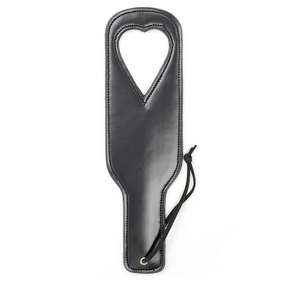 Faux Leather Spanking Paddle with a Heart Design