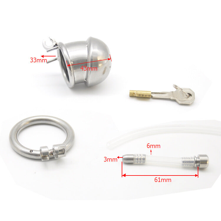 Stainless Saltshaker Chastity Cage