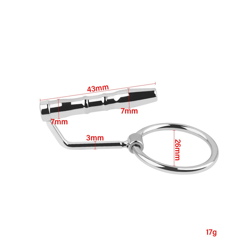 Restricted Access Chastity Ring & Urethral Sound