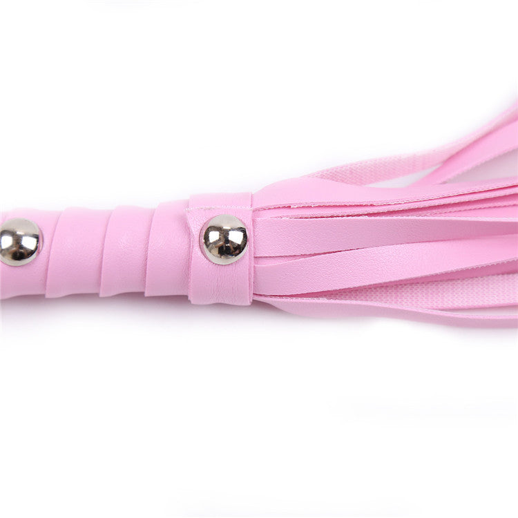 Rivet Detail Faux Leather Flogger