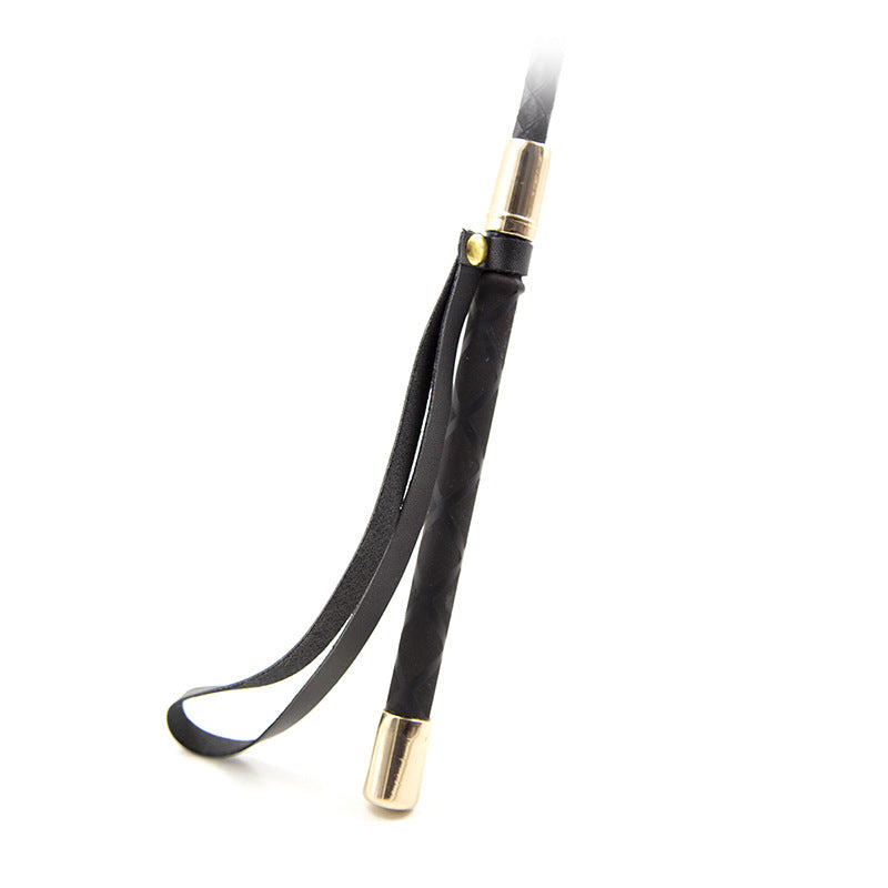 Boutique Slim Leather Riding Crop