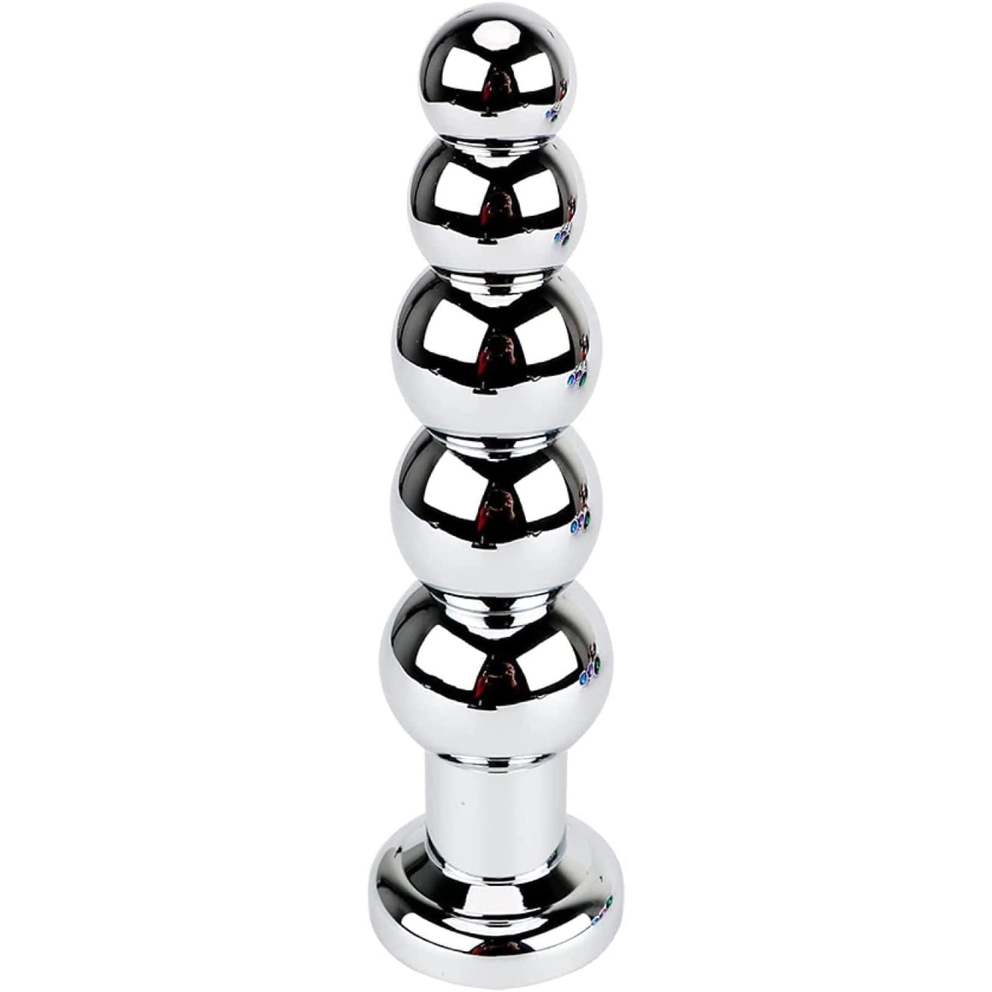 Jewel Beaded Aluminium Butt Plug