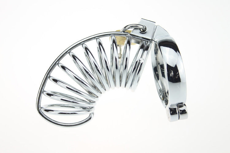 Stainless Steel Spiral Chastity Cage