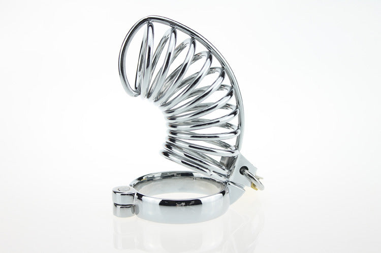 Stainless Steel Spiral Chastity Cage