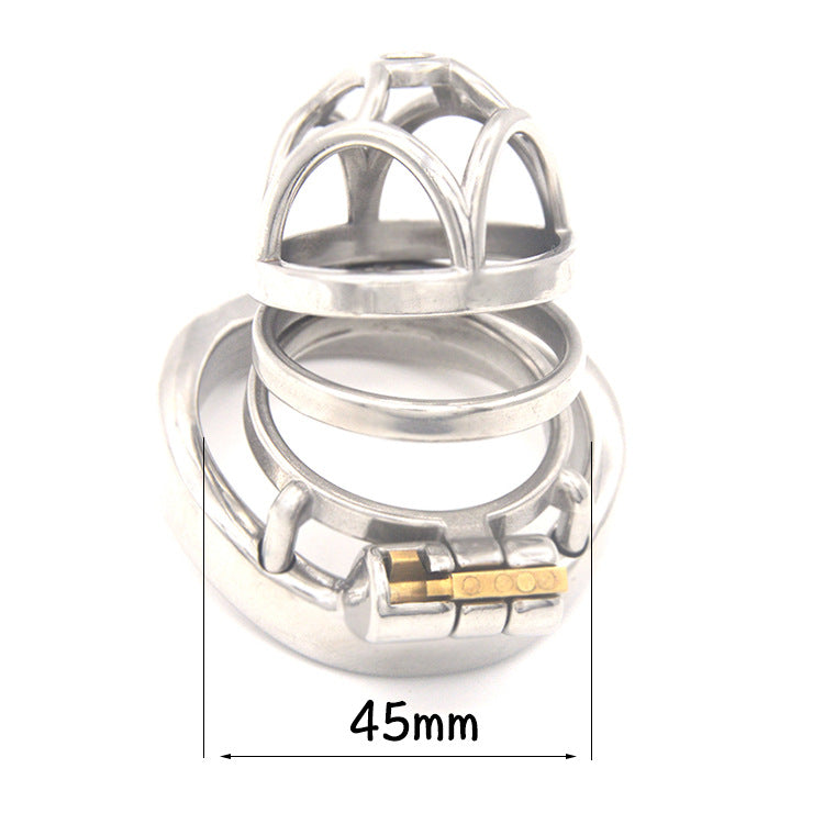 Cockscrew Stainless Steel Adjustable Chastity Cage