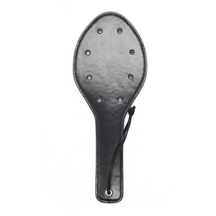 Faux Leather 8 Hole Indent Spanking Paddle