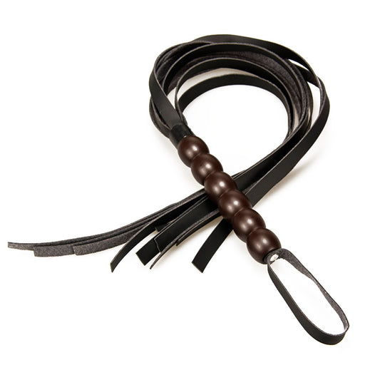 Beaded Handle Flogger Whip