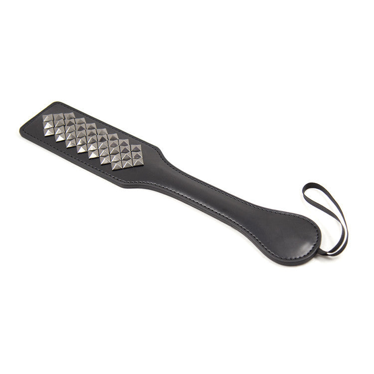 Spiked Faux Leather Paddle