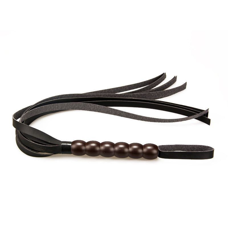 Beaded Handle Flogger Whip