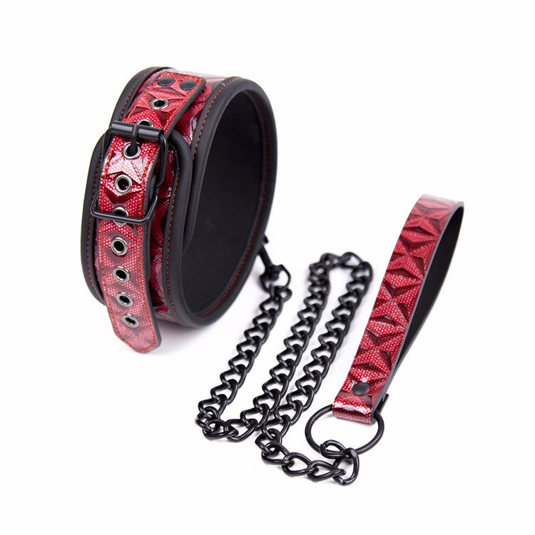 Aztec Bondage Collar and Lead