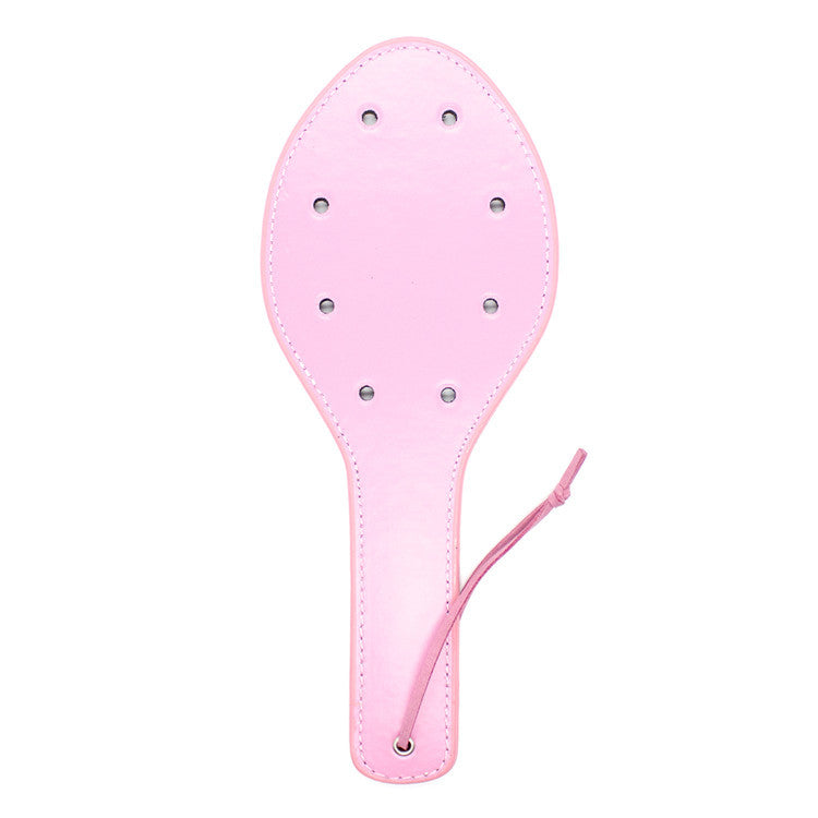 Faux Leather 8 Hole Indent Spanking Paddle