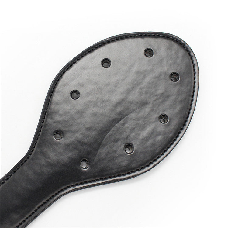 Faux Leather 8 Hole Indent Spanking Paddle