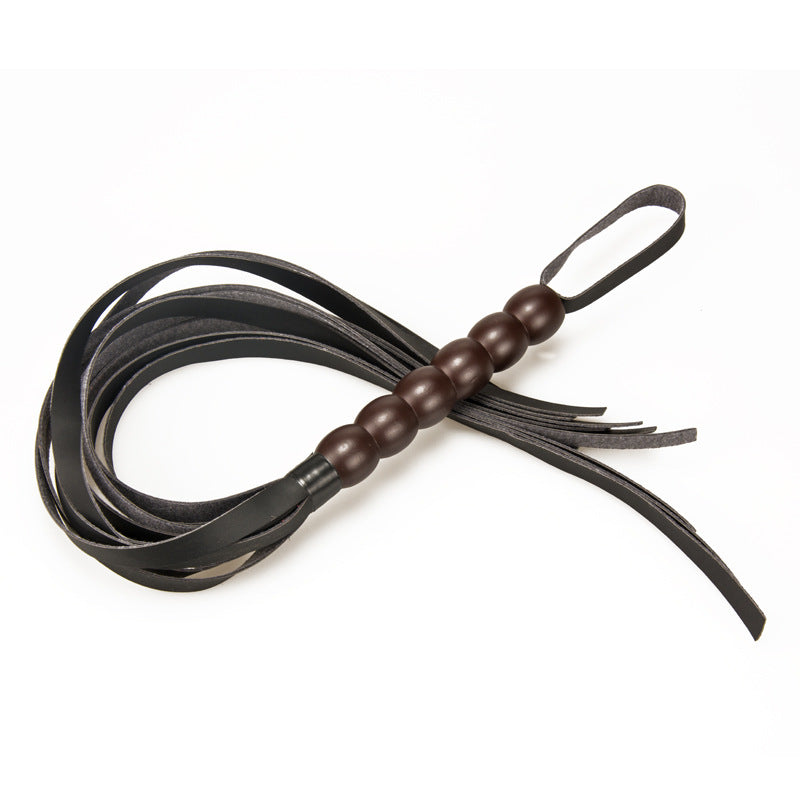 Beaded Handle Flogger Whip