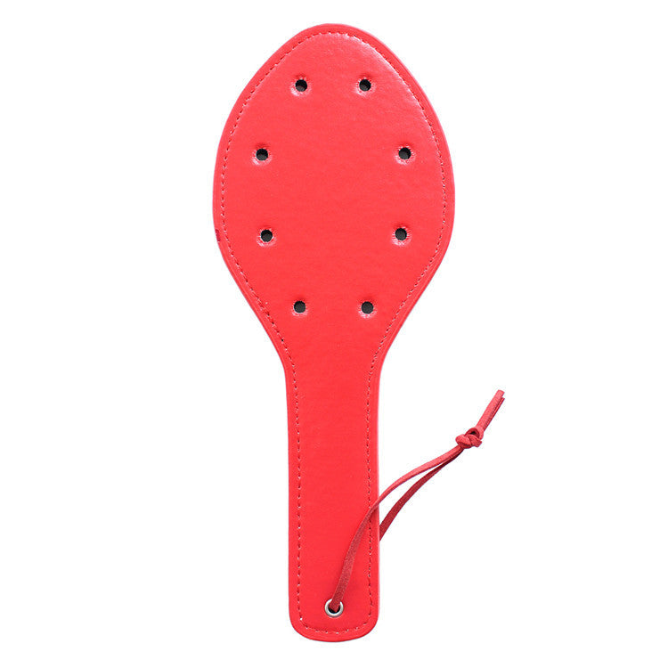 Faux Leather 8 Hole Indent Spanking Paddle