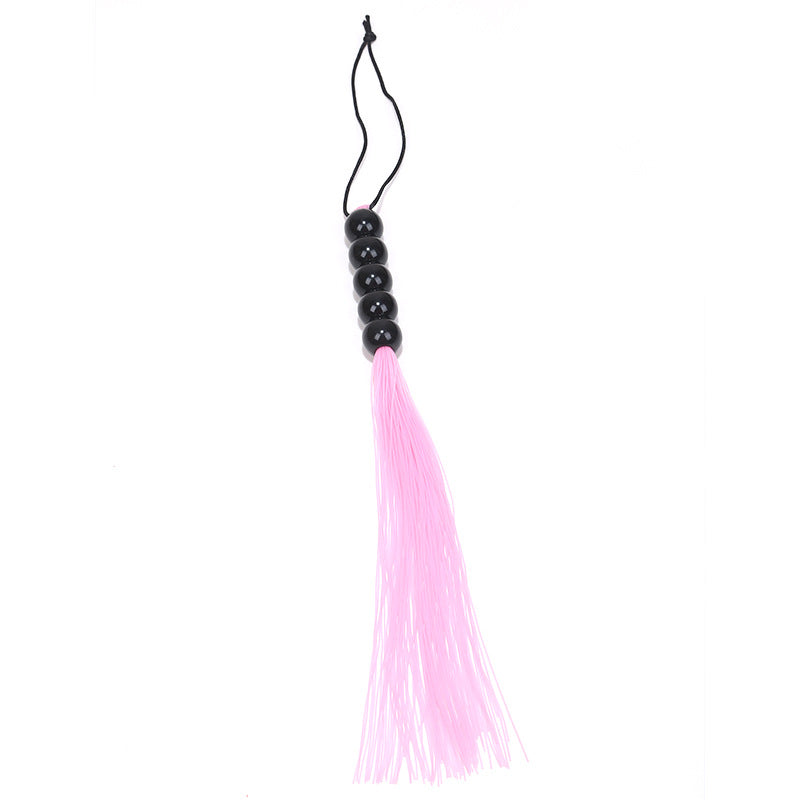 Silicone Tasselled Genital Flogger