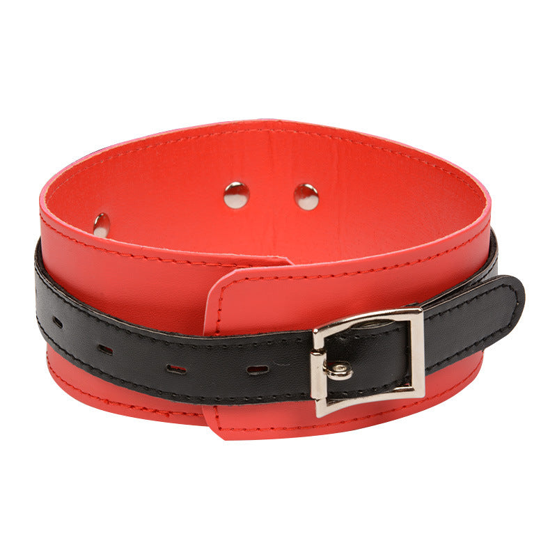 Red and Black Collar Breast Harness Restraint