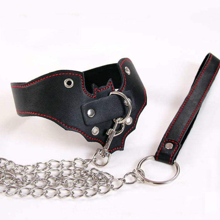 Batman Inspired Bondage Collar and Lead