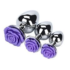 Bloomin' Booty Rose Butt Plug (3 Piece)