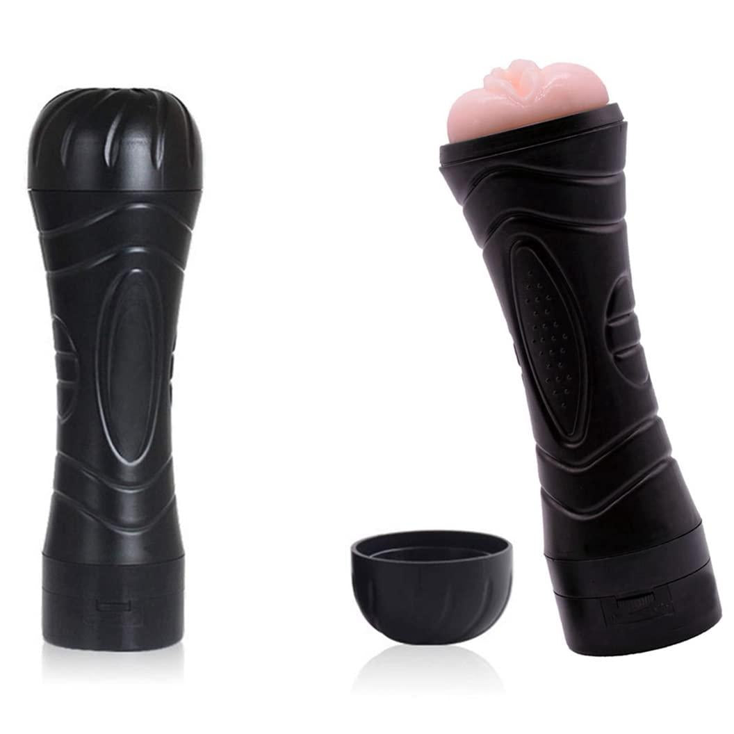 Vibrating Cup Realistic Male Masturbator