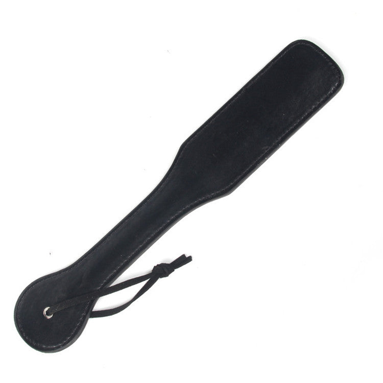 Black Faux Leather Spanking Paddle