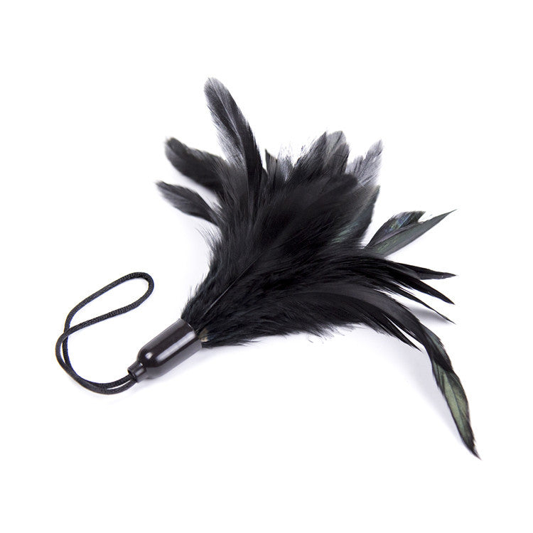 Black Feather Teaser with Hand Loop