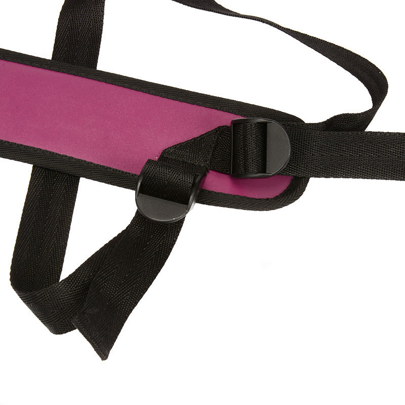 Purple Strap on Harness – Lace and Leather