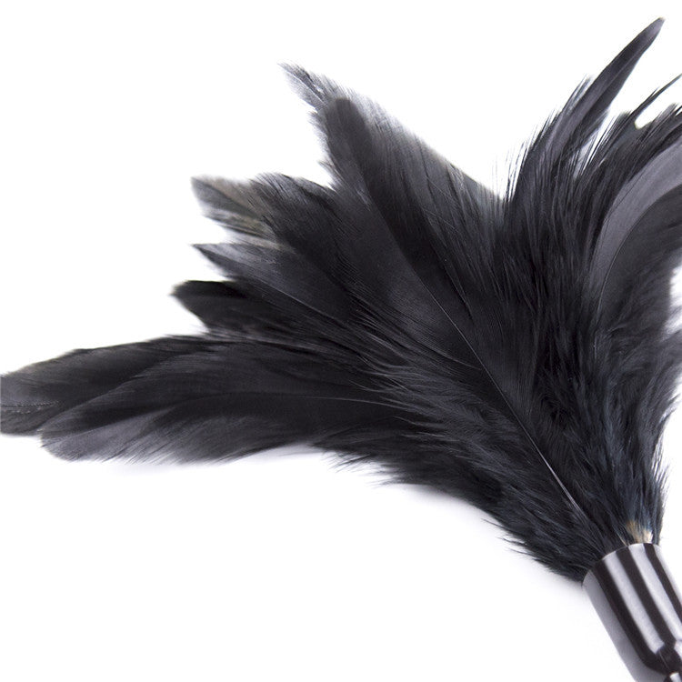 Black Feather Teaser with Hand Loop