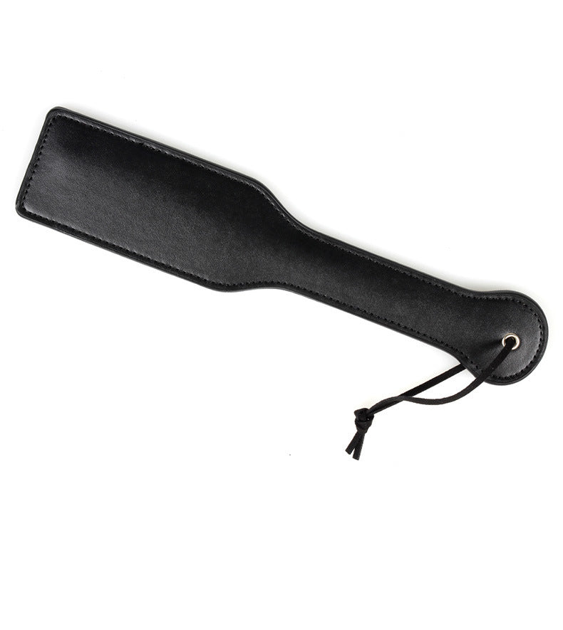 Black Faux Leather Spanking Paddle