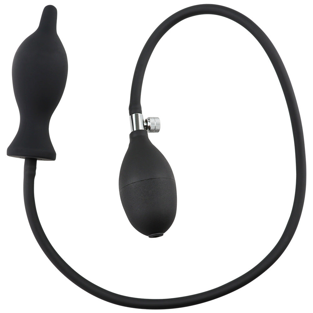 Black Faux Leather Anal Toy Bondage Kit