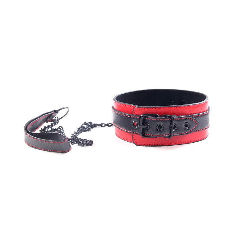 Beginners Black and Red Bondage Kit with Collar