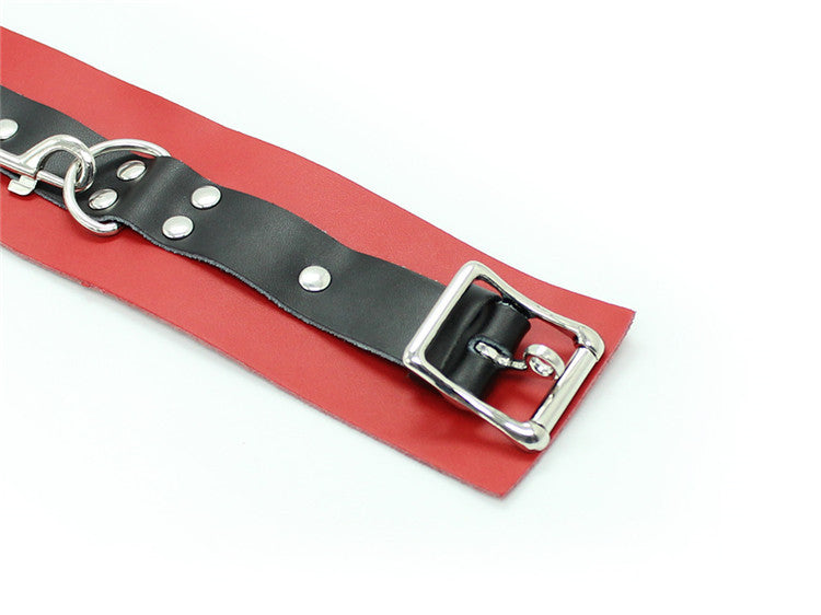 PU Leather Lockable Handcuffs