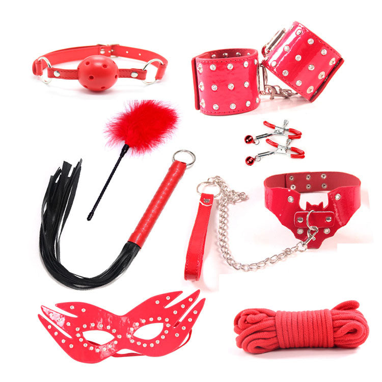 Bat Wing Eight Piece Bondage Kit