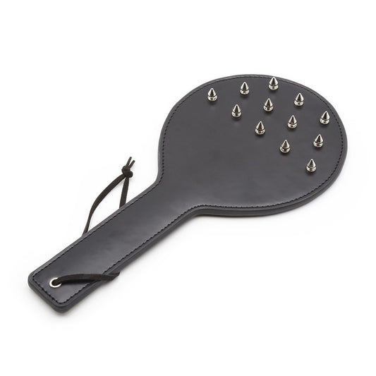 Faux Leather Spiked Fetish Spanking Paddle