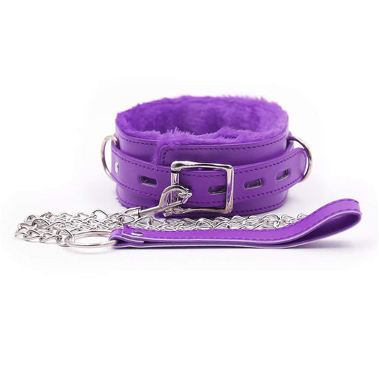 Furry Lined Collar and Bondage Lead